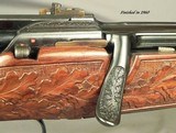 MANNLICHER SCHOENAUER 270 WIN. SUPER DE LUXE (NOT JUST a DE LUXE) MOD. 1952 CARBINE- 90% GAME SCENE ENGRAVING- A LOT of STOCK CARVING- OVERALL - 7 of 9