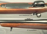 WINCHESTER 375 H&H MOD 70 PRE-64- REMAINS in EXC. COND. & ALL ORIG. EXCEPT G&H SIDE MOUNT ADDED- 1953- 96% OVERALL BLUE- WOOD at 95%- BORE as NEW - 3 of 4
