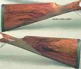 GRULLA 12 SIDELOCK EJECT MOD. 215- 28" CHOPPER LUMP Bbls.- ROSE & SCROLL ENGRAVING- NICE WOOD- ENGLISH STOCK at 14 7/8"- OVERALL 98%- MADE 1 - 3 of 5
