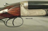 CHURCHILL 500 3 1/4" BPE- WEBLEY ACTION- TOPLEVER HAMMERLESS- EXC. BORES- 98% FINE SCROLL ENGRAVING COVERAGE- DELUXE GRADE WEBLEY ACTION - 2 of 6