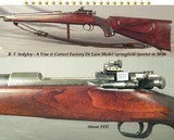 SEDGLEY 30-06 DE LUXE MODEL- ORIG. TRUE & CORRECT DE LUXE- A LOT of ORIG. ENGRAVING- VERY NICE WOOD- EXC. BORE- PROPERLY MARKED & PROOFED - 1 of 8