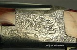BROWNING BELGIUM GRADE V- FELIX FUNKEN ENGRAVED- 1951 CLASSIC- TOTALLY ORIG. & REMAINS in 97% COND.- NICE WOOD- ORIG. TRUNK CASE- NICE PIECE - 2 of 7