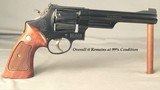 SMITH & WESSON MODEL 25-2 1955 TARGET MODEL in 45 ACP- TARGET TRIGGER- TARGET HAMMER & TARGET GRIPS- A PINNED 6 1/2" Bbl.- OVERALL 99% - 2 of 4