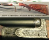 FRANCOTTE 475 No. 2 N. E.- MADE in 1925- 25" EJECT Bbls.- BORES ARE EXC.- WILL PRODUCE 1 3/4" GROUPS at 40 YARDS- 9 Lbs. 12 Oz.- STOUT WOOD- - 1 of 6