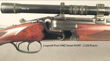 GERMAN 1940 O/U in 7 x 57R by J.J. REEB- BORES as NEW- 24 1/2" KRUPP Bbls.- ORIG. CLAW BASES with a POST-1942 LEUPOLD SCOPE # 1597- BEST 300 SERI - 2 of 7