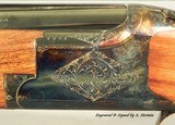 BROWNING 20 BORE BELGIUM MODEL B-25 CUSTOM SHOP- CASE COLOR HARDENED- ROUND KNOB & LONG TANG - 28" Bbls.- MAY 2000- OVERALL 98%- CASED - 6 of 7
