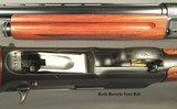 BROWNING BELGIUM SWEET 16 AUTO-5 TWO Bbl. SET- 1954- ROUND KNOB- 26" & 28" VENT RIB Bbls.- OVERALL COND. at 97%- BRO. TRUNK CASE- BORES as N - 6 of 8