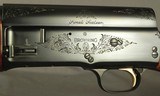 BROWNING BELGIUM SWEET 16 AUTO-5 TWO Bbl. SET- 1954- ROUND KNOB- 26" & 28" VENT RIB Bbls.- OVERALL COND. at 97%- BRO. TRUNK CASE- BORES as N - 4 of 8