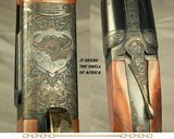 CHAPUIS 450/400 3" N. E.- NEW 2019- MOD. BROUSSE- NICE WOOD- 95% FLORAL ENGRAVING & GAME SCENE- 9 Lbs. 6 Oz.- 25 5/8" EJECT Bbls.- READY for - 4 of 4