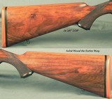 HOLLAND & HOLLAND 375 H&H- MADE ABOUT 1956- REMINGTON MOD. 30 ACTION- 24 1/2" Bbl.- OPEN SIGHTS- DEEP MAGAZINE BOX- ACCURATE RIFLE - 4 of 5