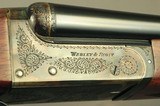 WEBLEY & SCOTT 28 BORE MOD 710 BOXLOCK EJECT- 1 of only 9 MOD 710's MADE FROM 1966 to 1970- AS NEW & OVERALL 99%- 100% CASE COLORS- 50% ENGRAVING - 4 of 7