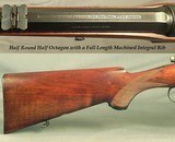 SAUER 30-06- MADE 1930- COMMERCIAL MAUSER ACTION- HALF ROUND HALF OCTAGON w/a FULL LENGTH MACHINED INTEGRAL RIB- BORE as NEW- #'s MATCH - 4 of 5