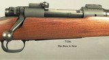 WINCHESTER 270 WIN. MOD. 70 PRE-64 FEATHERWEIGHT- 1963- OVERALL 96% & ALL ORIG. EXCEPT a PAD ADDED- THE BORE is NEW- Bbl. BLUE 99.5%- WOOD 96% - 2 of 5