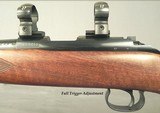 WINCHESTER 22 L R MODEL 52B SPORTER- MADE in JAPAN- OVERALL a 99-99.5% PIECE- SCOPE BASES & 1" RINGS- FULLY ADJUSTABLE TRIGGER- HIGH GLOSS BLUE - 3 of 5