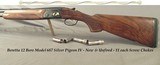 BERETTA 2007- 687 SILVER PIGEON IV- 12 BORE- 28" Bbls.- NEW & UNFIRED- 11 SCREW CHOKES- GOLD MALLARDS & GOLD PHEASANTS- NICE WOOD- POINTS GREAT - 1 of 6