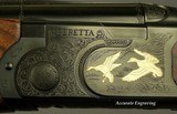 BERETTA 2007- 687 SILVER PIGEON IV- 12 BORE- 28" Bbls.- NEW & UNFIRED- 11 SCREW CHOKES- GOLD MALLARDS & GOLD PHEASANTS- NICE WOOD- POINTS GREAT - 3 of 6