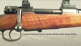 MAUSER 9 x 57 MAUSER- COMPLETE REFINISH by DUANE WIEBE- COMMERCIAL SPORTER TYPE B MADE in 1926- TALLEY BASES & RINGS- MOD. 70 TYPE SAFETY - 2 of 6