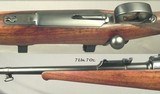 MAUSER 9 x 57 MAUSER- COMPLETE REFINISH by DUANE WIEBE- COMMERCIAL SPORTER TYPE B MADE in 1926- TALLEY BASES & RINGS- MOD. 70 TYPE SAFETY - 4 of 6