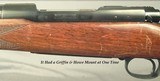 WINCHESTER 375 H&H SUPER GRADE MODEL 70 PRE-64- 1949- A VERY SOLID WORKING RIFLE- THE BORE is as NEW- SOLID STOCK INSIDE & OUT- EXC. MECHANICS - 3 of 6