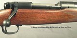 WINCHESTER 375 H&H SUPER GRADE MODEL 70 PRE-64- 1949- A VERY SOLID WORKING RIFLE- THE BORE is as NEW- SOLID STOCK INSIDE & OUT- EXC. MECHANICS - 2 of 6
