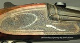 STEPHEN GRANT- 7 x 65R SIDELOCK BEST QUALITY SINGLE SHOT STALKING RIFLE- THE ULTIMATE SINGLE SHOT- OUTSTANDING ENGRAVING by KEITH THOMAS - 7 of 14