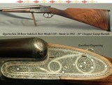 UGARTECHEA 20 BORE SIDELOCK BEST MOD. 119- 28" EJECT CHOPPER LUMP- VERY-WELL CUT ENGRAVING- VERY NICE WOOD- THIRD BITE- SIDE CLIPS- 5 Lbs. 15 Oz. - 1 of 7