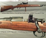 BIESEN LEFT HAND MATHIEU ACTION 30-06- DELUXE CUSTOM in EVERY RESPECT- PURE BIESEN CLASSIC STOCK- TRIPLE PATTERN FLEUR-DE-LIS- CLAW EXTRACTOR- NICE - 1 of 8