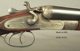 MIDLAND 12 HAMMER TOPLEVER GAME GUN- EXC. ORIG. COND.- MADE in 1935- 28" EXTRACT Bbls.- DOLLS HEAD THIRD BITE- EXC. BORES- 80% ENGRAVING- SOLID P - 2 of 9