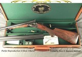 PARKER REPRODUCTION 12 BORE 2 Bbl.- 26 & 28" EJECT Bbls.- SINGLE SELECTIVE TRIGGER- REMAINS as NEW & in 99.5% COND.- LESS THAN 7 Lbs.- NICE WOOD- - 1 of 8