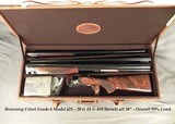 BROWNING 20 - 28 & 410 CITORI GRADE 6 MOD. 425 w/ 7 GOLD INLAYS- AMERICAN SPORTER- 2015- ALL 30" INVECTOR CHOKE Bbls.- NICE WOOD- OVERALL 99%- CA - 1 of 7