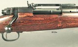 WINCHESTER 458 WIN. MAG.- PRE-64 MOD. 70 CUSTOM- ALL PRE-64 WINCHESTER METAL- LAMINATED CORDIA WOOD with SUPER BLACK/BROWN CONTRAST- 22" Bbl. - 2 of 7