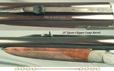GRIFFIN & HOWE 600 N. E. DOUBLE RIFLE- CONTINENTAL MODEL BOXLOCK- 23" EJECT CHOPPER LUMP Bbls.- 95% ENGRAVING- EXC. WOOD- 97% COND.- SOLID - 8 of 8