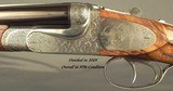 GRIFFIN & HOWE 600 N. E. DOUBLE RIFLE- CONTINENTAL MODEL BOXLOCK- 23" EJECT CHOPPER LUMP Bbls.- 95% ENGRAVING- EXC. WOOD- 97% COND.- SOLID - 2 of 8