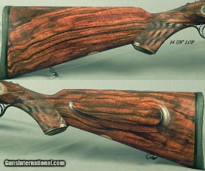 PURDEY .369 N. E.- RARE CALIBER in a PURDEY DOUBLE- GOLDEN ERA PIECE of 1935- BORES LOOK LIKE NEW- 90% ORIG. CASE COLORS- O&L TRUNK- EXC. WOOD- SOLD - Image 5 of 9