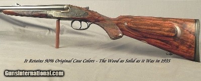 PURDEY .369 N. E.- RARE CALIBER in a PURDEY DOUBLE- GOLDEN ERA PIECE of 1935- BORES LOOK LIKE NEW- 90% ORIG. CASE COLORS- O&L TRUNK- EXC. WOOD- SOLD - Image 2 of 9
