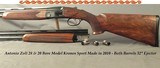 ANTONIO ZOLI 28 & 20 BORE O/U BOXLOCK MOD. KRONOS SPORT- MADE 2010- BOTH Bbls. 32"- FACTORY SCREW CHOKES BOTH 28 & 20- OVERALL 97%- IDEAL DIMENSI - 1 of 4