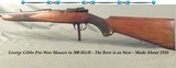 GEORGE GIBBS 300 H&H- THE BORE as NEW- PRE-WAR MAUSER SPORTING RIFLE- 26" Bbl.- NOT DRILLED or TAPPED- MADE ABOUT 1928- ACCURATE RIFLE- 14 5/8 LO - 1 of 6