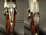 SANDRO LUCCHINI 28 & 20 BORE SIDELOCK HAMMER GUN- BOTH Bbls. 29" CHOPPER LUMP- MADE 2001- NEAR EXHIBITION WOOD- EXC. ENGRAVING- OVERALL 98% - 4 of 10