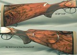 CHAPUIS 470 N. E.- NEW- MOD BROUSSE- VERY NICE WOOD- 95% FLORAL ENGRAVING & GAME SCENE- REMOVABLE BLOCKS in RIB for SCOPE MOUNTS or RED DOT - 4 of 7