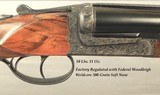 CHAPUIS 470 N. E.- NEW- MOD BROUSSE- VERY NICE WOOD- 95% FLORAL ENGRAVING & GAME SCENE- REMOVABLE BLOCKS in RIB for SCOPE MOUNTS or RED DOT - 2 of 7