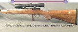 SAKO CUSTOM 223 REM.- ACCURATE- VERY NICE CLASSIC STOCK WORK with BASTOGNE WALNUT- MODERN 4 x 38 WEAVER SCOPE- OVERALL 95-96%- SHORT ACTION - 1 of 6