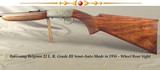 BROWNING BELGIUM FN 22 AUTO GRADE III- EARLY 1958 PIECE- REAR WHEEL SIGHT- EXC. ENGRAVING from 1958- NICE FRENCH WALNUT WOOD- EXC. BORE - 1 of 6