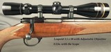SAKO 222 REM. PRE-1972 VIXEN SPORTER- SMALL L-461 ACTION- LEUPOLD 3.5 x 10 with ADJUSTABLE OBJECTIVE- 1965 - DOVETAIL RECEIVER- OVERALL 98% - 3 of 5