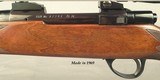SAKO 243 WIN. PRE-1972 FORESTER SPORTER- MEDIUM L-579 ACTION- LEUPOLD 2.5 x 8 VARI-X 3i- 1969- DOVETAIL RECEIVER- BORE as NEW- OVERALL 96% - 2 of 5