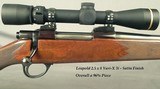 SAKO 243 WIN. PRE-1972 FORESTER SPORTER- MEDIUM L-579 ACTION- LEUPOLD 2.5 x 8 VARI-X 3i- 1969- DOVETAIL RECEIVER- BORE as NEW- OVERALL 96% - 3 of 5