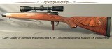 GOUDY & WALDRON 7mmSTW- FULL CUSTOM on a NEAT HUSQVARNA MAUSER- NICE WOOD & METAL- 26" KREIGER Bbl.- LEUPOLD 3.5 x 10- VERY ACCURATE- NEAT STUFF - 1 of 9