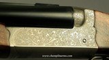 CHAPUIS 9.3 x 74R- MOD RGEX S x S- NICE UPGRADED WOOD- FACTORY QD PIVOT MOUNTS- LEUPOLD 1.5 x 5- 90% ENGRAVING- OVERALL 97% COND.- ACCURATE- NICE - 3 of 6
