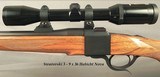 DAKOTA 7 x 57 MODEL 10 SINGLE SHOT- ALMOST as NEW- SWAROVSKI 3 - 9 x 36- BUTTSTOCK & FOREND MATCH PERFECTLY- AN ACCURATE RIFLE- Talley Scope Rings - 2 of 6