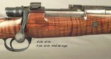 RIGBY- LONDON- 7mm REM. MAG.- MAUSER ACTION- 1988- ENGRAVED ACTION & FLOORPLATE- H&H LEVER QD MOUNTS- SWAROVSKI 3 x 10- VERY NICE WOOD- CANJAR TRIGGER - 3 of 6