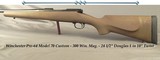 WINCHESTER 300 WIN. MAG.- PRE-64 MOD 70 ACTION- 24 1/2" 1 in 10" TWIST DOUGLAS Bbl.- HIGH TECH FIBERGLASS STOCK- MUZZLE BRAKE- BORE as NEW - 1 of 6
